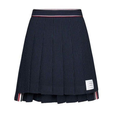 Thom Browne University Stripe Pleated Mini Skirt stamp: FJK091A F0302 415 75960593 [P]