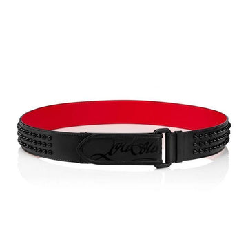 CHRISTIAN LOUBOUTIN クリスチャン・ルブタン ルビー スパイク ベルト ブラック 1205178 B260 148755344 [P]