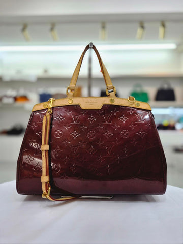 Louis Vuitton Monogram Vernis Brea MM Tote and Shoulder Bag M91619 160207185 [P]