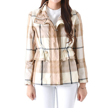 BURBERRY アネット チェック ストリング ファネルネック ジャケット ベージュ 8055266 146648003 [P]