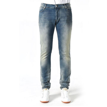 BALMAIN スリムフィットデニムジーンズブルー YH1MG000 DC38 6FC 147650837 [P]