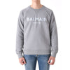 Balmain Logo Printed Raglan Sweatshirt Grey 147584988 [P]