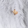 BALMAIN Faux-Fur Bomberjacke Blau 6CG 147652538 [P]