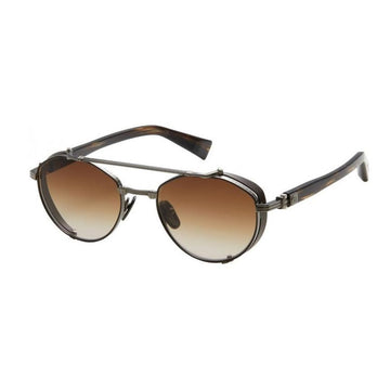Balmain BRIGADE IV Titanium Sunglasses Brown BPS 120B 52 154066849 [P]