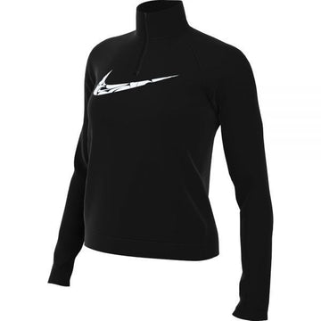 NIKE ウィメンズ スウィッシュ ドライフィット HBR ハーフ ジップ ミッド レイヤー (FN2636-010) 115931460 [P]