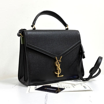 SAINT LAURENT Cassandra Top Handle Tote Bag & Shoulder Bag Schwarz (578000) 160215523 [P]