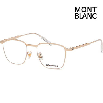 Montblanc Eyeglass Frame MB0181O 001 Gold Square Metal 136240374 [P]