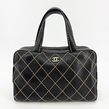 CHANEL Wild Stitch Gold Hardware Tote Bag 160216097 [P]
