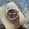 ROLEX デイトジャスト 28mm スター ダイヤ チョコ コンビ 279171 160216140 [P]