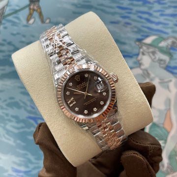 Rolex Datejust 28mm Chocolate Diamond Combination 279171 160216140 [P]