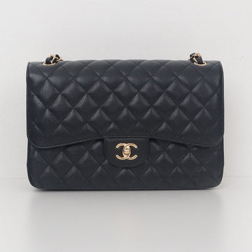 CHANEL Classic Large Flap Bag Caviar Jumbo Chain Shoulder Bag A58600 30 Series 160216150 [P]