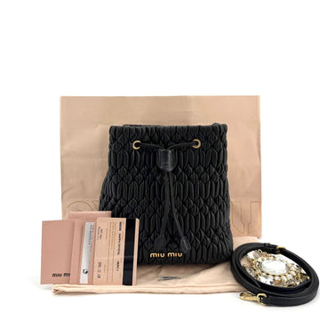 MIU MIU Kristall Bucket Bag 5BE050 160216349 [P]