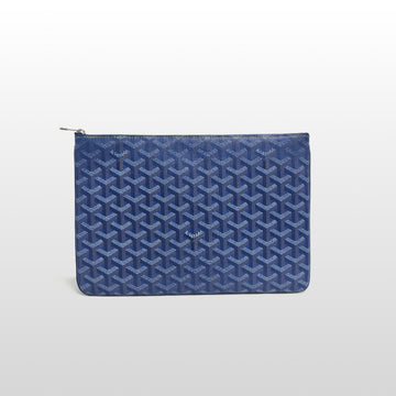 Goyard Sena Pochette ine Canvas MM Clutch Sky Blue 160216516 [P]