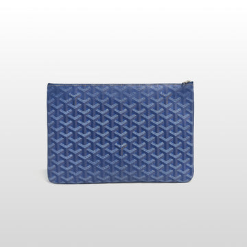 Goyard Sky Blue Sena Pouch ine Canvas MM Clutch 160216891 [P]