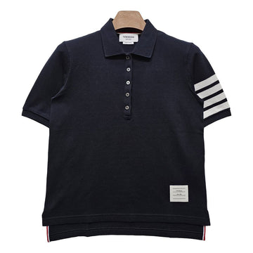 THOM BROWNE Klassisches Damen-Piqué-Polohemd mit schrägem Schnitt FJP052G 07976 415 144719963 [P]