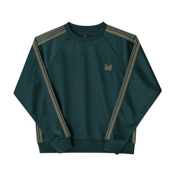 NEEDLES SX405 B-Grün Polyester Smooth Track Herren Sweatshirt 160218897 [P]