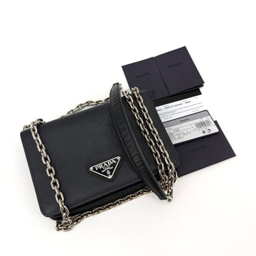 PRADA Saffiano Tessuto Ketten Schultertasche 1BD032 160218913 [P]