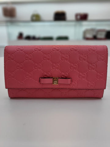 GUCCI Signature Geldbörse in Pink 388679 160218987 [P]