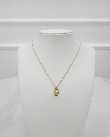 Hermes Chandal Rose Gold Necklace 160219578 [P]