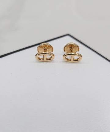 Hermes Shangdal Rose Gold Earrings 160219602 [P]