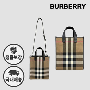 Burberry Check Tote Bag 80845521 Canvas Crossbody 156960053 [P]
