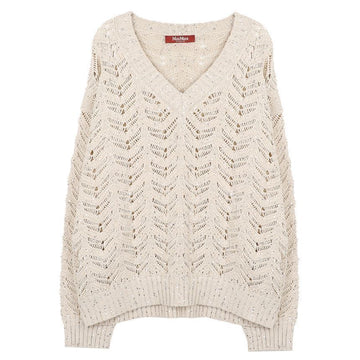 MaxMara Cotton Yarn Sequin Sweater MSTFELINO-002 156973173 [P]