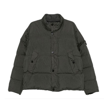 Stone Island Crinkle Laps Down Jacket Lead Gray L2S154100109 S0A23 V0062 160220263 [P]
