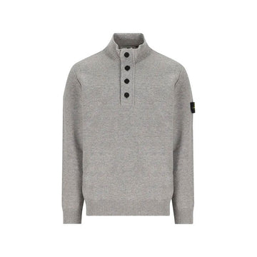 Stone Island 26FW Lambswool Half Zip Knit Gray L2S155100040 S00A3 V0M60 160220333 [P]