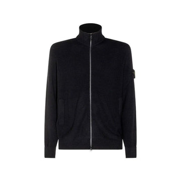 STONE ISLAND Stehkragen Cardigan Schwarz L2S155100012 S01C4 V0029 160220469 [P]