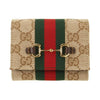GUCCI Horsbit Web Kleine Dreifach Geldbörse 160220959 [P]