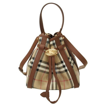 BURBERRY ミニ チェック バケット バッグ 160221404 [P]