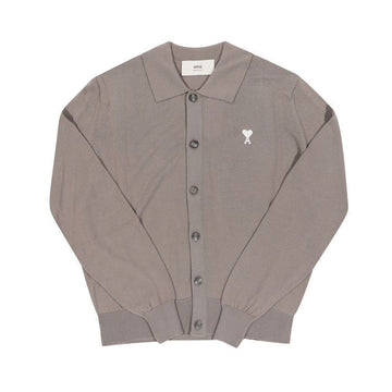 AMI Cardigan Small Heart Logo Polo 138274401 [P]
