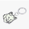 MAISON KITSUNE ボールド フォックス ヘッド キーリング 157314689 [P]