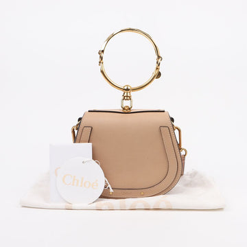 CHLOE Klein Leder Nylontasche Schultertasche Dust Pink 159753138 [P]