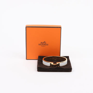 HERMES Klickashu PM Armband Blanc Gold 159761360 [P]