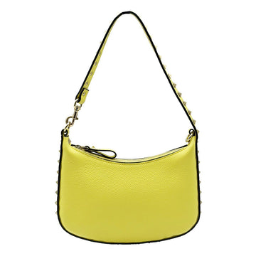 Valentino Yellow Mini Rockstud Hobo Bag 160230867 [P]