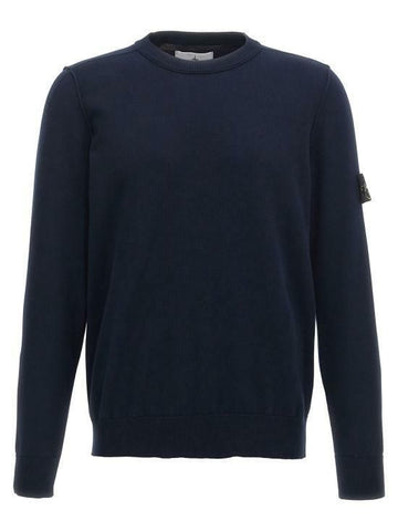 STONE ISLAND 5100053 Soft Cotton Crewneck Sweater Small Roll Detail 142785991 [P]