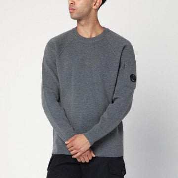 CP COMPANY Rundhalsausschnitt Strickpullover aus Lammwolle 19CMKN040A 110149A 921 151055808 [P]
