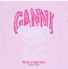Ganni Baby Fit Short Sleeve T-Shirt 157223355 [P]