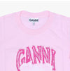Ganni Baby Fit Short Sleeve T-Shirt 157223355 [P]