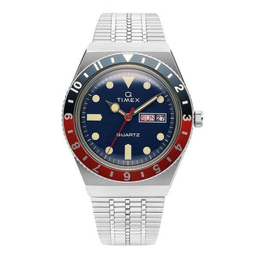 Timex Q Pepsi Reissue Retro Men's Metal Watch 41689932 [P]