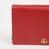 GUCCI Mini-Kette Geldbörse in Rot mit goldfarbenen Details 160100924 [P]