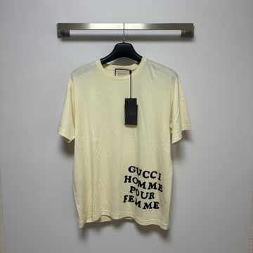GUCCI Homme Pour Femme T-Shirt mit Druck Übergröße 160254186 [P]