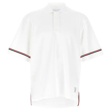 THOM BROWNE コットン ラグビー ポロ 156858213 [P]