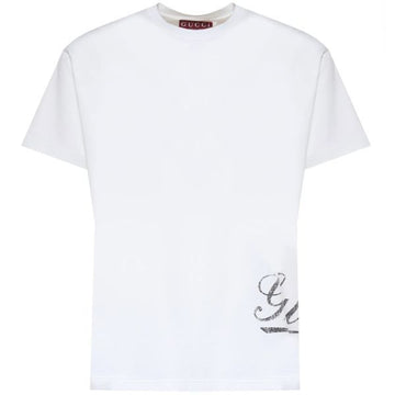 GUCCI 26 Print Baumwoll-Jersey T-Shirt 156890861 [P]