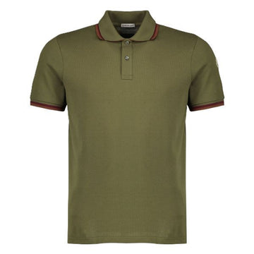 Moncler Double Collar Cotton Pique Polo Shirt 156891101 [P]