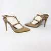 VALENTINO Lack Rockstud Cage Pumps Sandalen 36/230 160280227 [P]