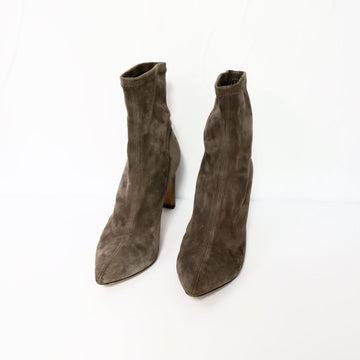 Jimmy Choo Suede Sock Ankle Boots 36/230 160280276 [P]