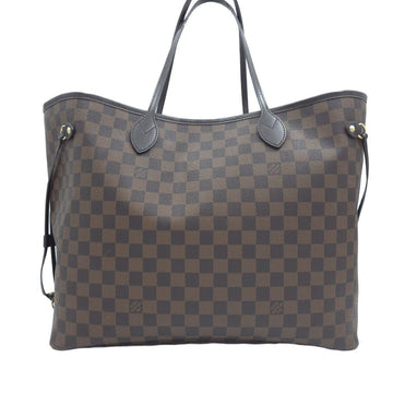Louis Vuitton Neverfull GM Damier Ebene Canvas Tote Bag Brown N40597 160280472 [P]