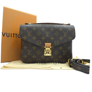 LOUIS VUITTON Pochette Métis Monogram Canvas Tote Bag Shoulder Bag Crossbody Brown M40780 160280473 [P]